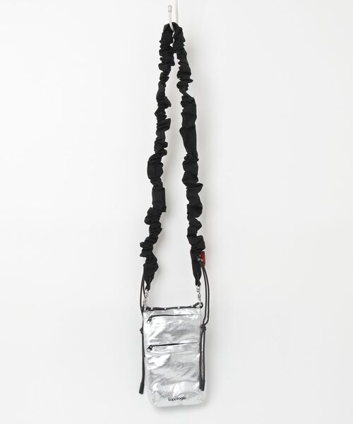 トポロジー　ショルダーバック((ストラップナシで9000円)) Topologie（トポロジー） ショルダーバッグ - シルバー レディース
