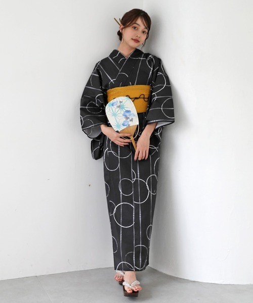 ASTRONOMY 浴衣 「着付けガイド付き」大人可愛いが叶う 美人浴衣