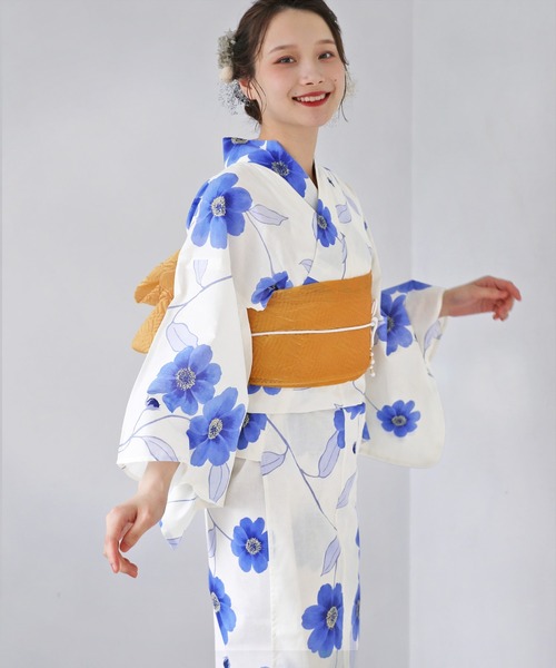 ASTRONOMY 浴衣 「着付けガイド付き」大人可愛いが叶う 美人浴衣 5点