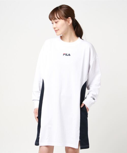 FILA ホワイト ワンピース naoです。 フィラ ワンピース 白 テニス 51
