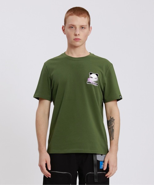 HIPANDA tシャツ ハイパンダ メンズ オーロラカラー絆創膏 ワン