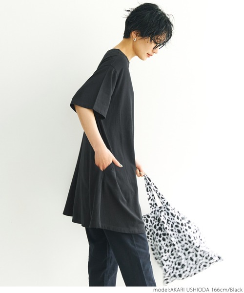 coca（コカ） チュニック ポケット付き半袖チュニック : ZOZOTOWN
