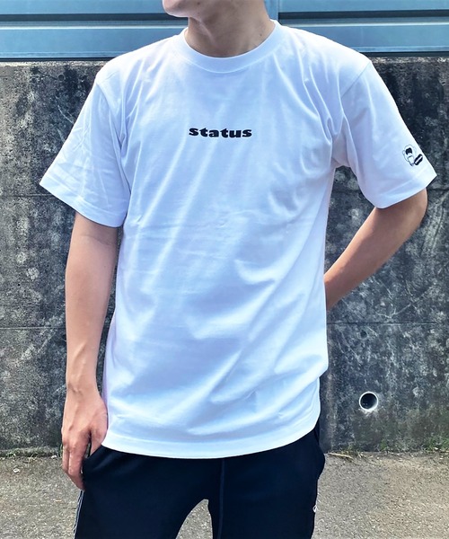 UNALLOYED★韓国★男女兼用★SUN LOGO T SHIRT 2色/ 半袖Tシャツ ユニセックス Tシャツ 半袖 クマちゃん ベアー プリント