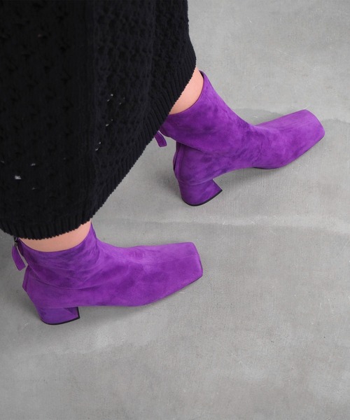 Daniella&GEMMA（ダニエラアンドジェマ） ブーツ ワイドスクエアトゥ