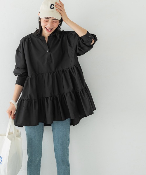 coca シャツ ブラウス ティアードブラウス : ZOZOTOWN Yahoo!店
