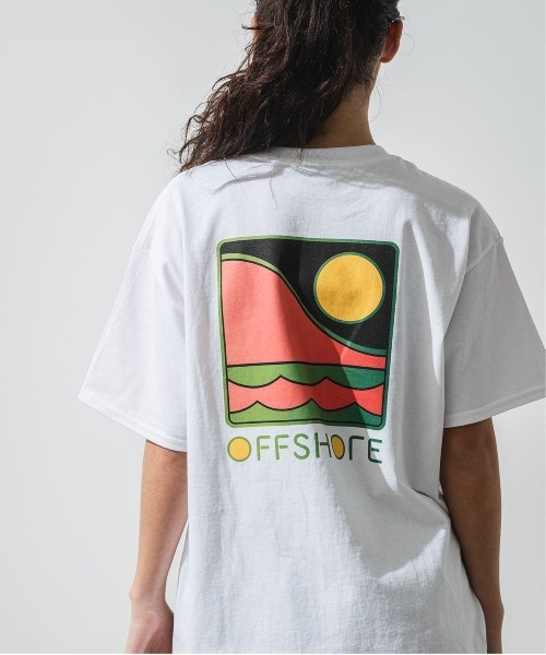 OFFSHORE（オフショア） tシャツ DST GRADATION LOGO TEE