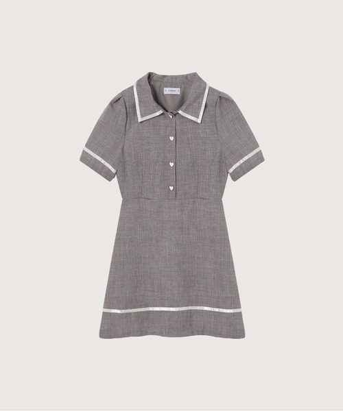 ワンピース polo LA POMME petit ワンピース ポロカラースポーツワンピース/Polo