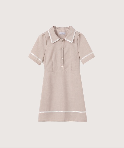 LA POMME petit ポロカラースポーツワンピース 7/26 新色登場❤︎ Polo Collar Sport One Piece