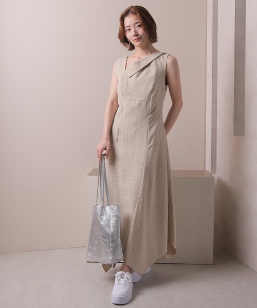 LADYMADE（レディメイド） ワンピース アシメストライプワンピース