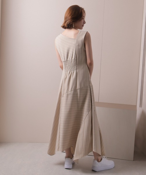 LADYMADE（レディメイド） ワンピース アシメストライプワンピース