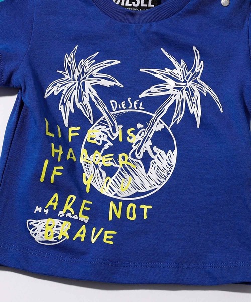 DIESEL KIDS tシャツ 入学式 DIESEL(ディーゼル)Baby グラフィック
