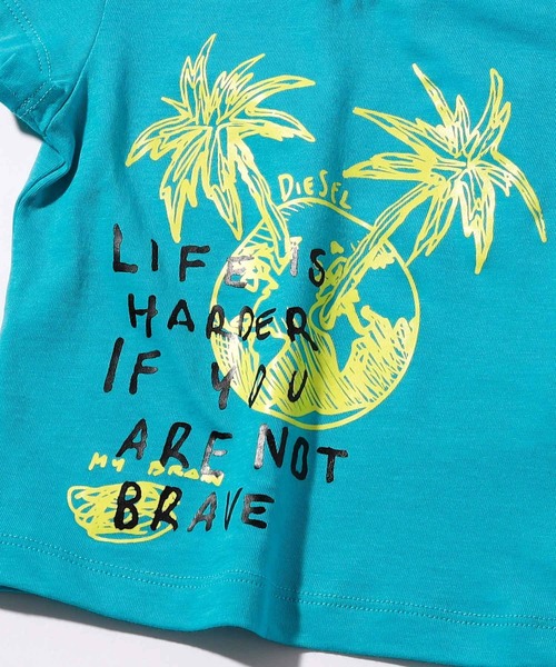 DIESEL KIDS tシャツ 入学式 DIESEL(ディーゼル)Baby グラフィック