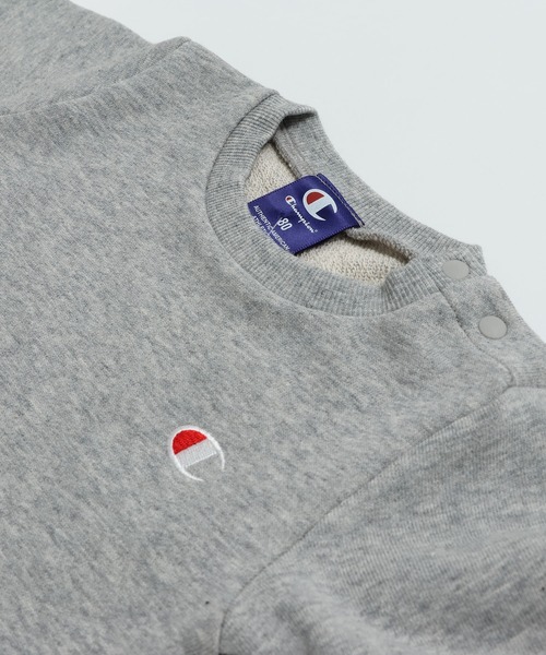Champion（チャンピオン） ベビー服 ロンパース ロゴ長袖カバーオール