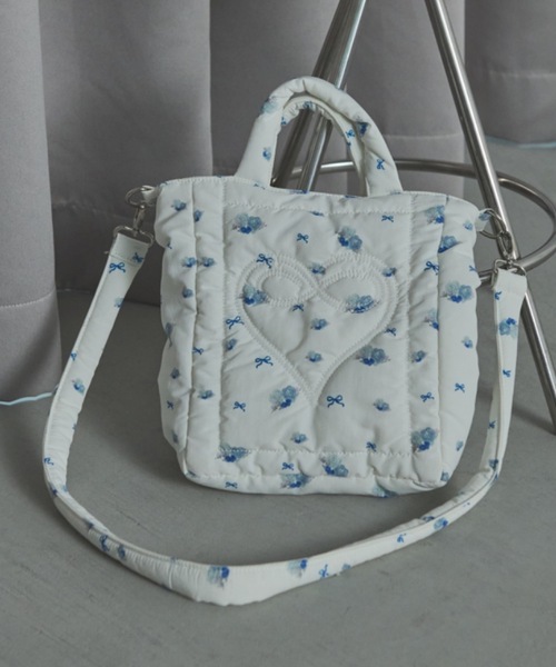 ショルダーバッグ バッグ padded heart bag/ハートモチーフ 