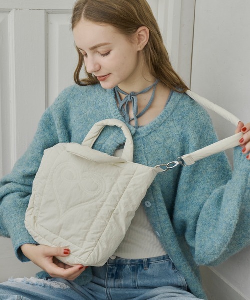 ショルダーバッグ バッグ padded heart bag/ハートモチーフ