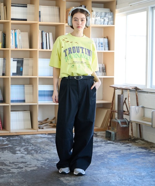 PBLIM パンツ PBLIM/2タックツイルパンツ レディース メンズ