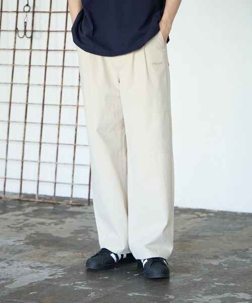 パンツ shheiba PBLIM パンツ PBLIM/2タックツイルパンツ レディース メンズ