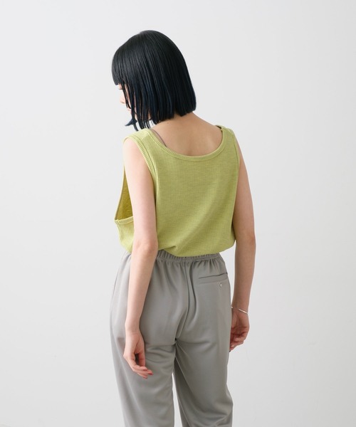 MOSSA タンクトップ XS レディース ZINGY メッシュニットタンクトップ[品番：MKSW0064513]｜GYDA