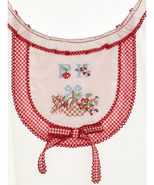PINK HOUSE - ピンクハウス刺繍入カットソー新品♡ PINK HOUSE tシャツ クロスステッチ刺繍入りカットソー