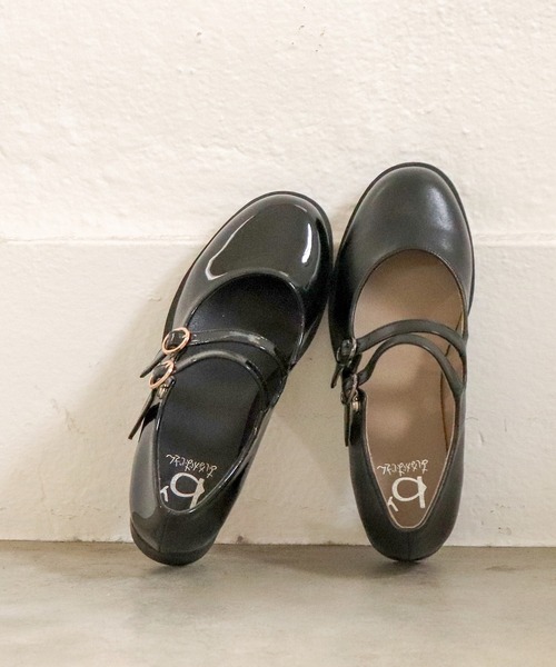 byあしながおじさん パンプス 晴雨兼用│ダブルストラップパンプス