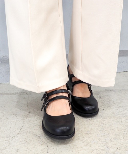 【すぐ届く！秋冬にぴったりの素材感♪上品】エルメス パンプス byあしながおじさん パンプス 晴雨兼用│ダブルストラップ