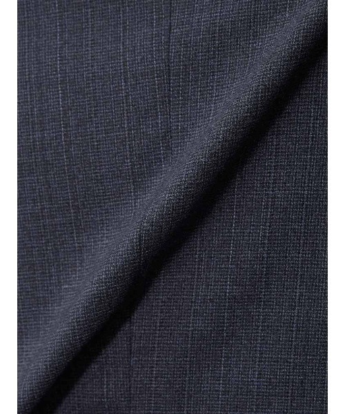 美品【スキャパ】 セットアップ 紺 ストライプ ウール 高級感 42 Perfect Suit FActory セットアップ 「Super100'S」ウール100