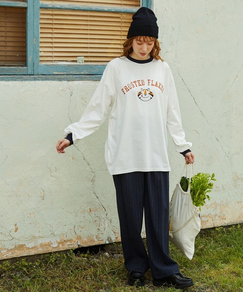 tシャツ 「KELLOGG'S」別注 ケロッグ ヴィンテージプリント リンガー