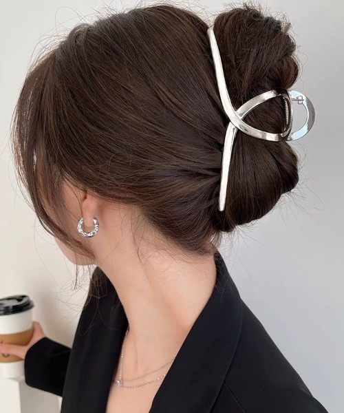 ヘアクリップ Jewel VOX ヘアクリップ ヘアアクセ ドレープ シフォン フリル