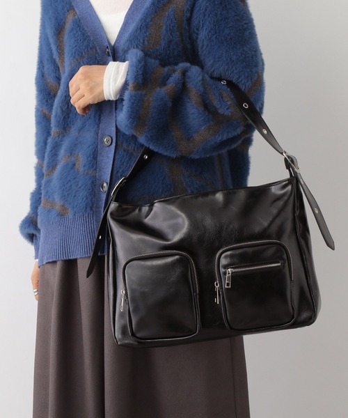 chacha408様ご確認用 LEPSIM（レプシィム） ショルダーバッグ バッグ フェイクレザーダブル