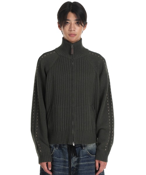 MASONPRINCE セーター ニット ラグランデザイン サイドスティッチ 