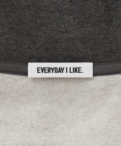 EVERYDAY I LIKE. ワンピース ハーフジップスウェットドレス