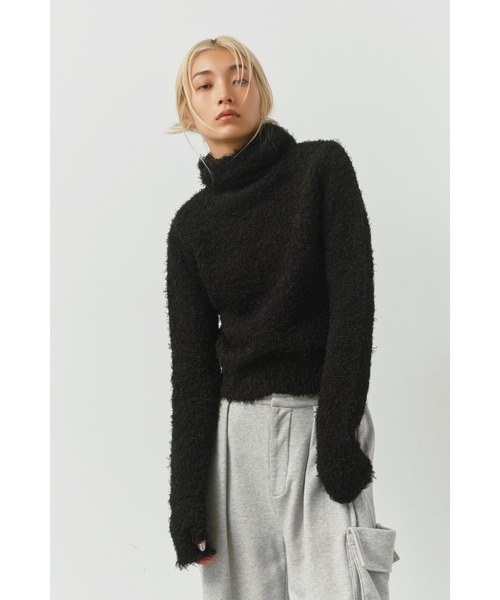 ALEXIA STAM（アリシアスタン） ニット セーター Hooded Knit Top