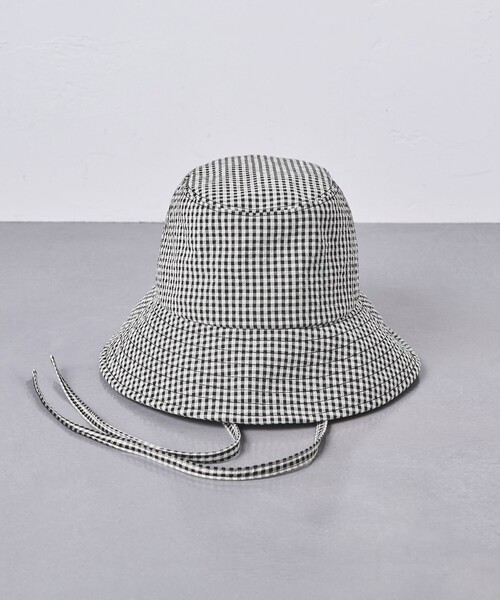 UNITED ARROWS ギンガムチェック ハット UNITED ARROWS 帽子 ハット ギンガムチェック UV レディース