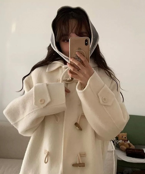 shopnikoniko（ショップにこにこ） バブーシュカ ニット 紐付 バイ