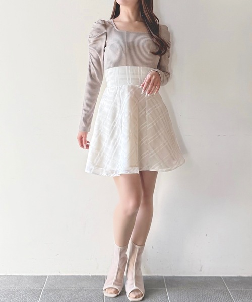 NOMAE BACKリボンドッキングミニワンピース セール】BACKリボンドッキングミニワンピース（ワンピース