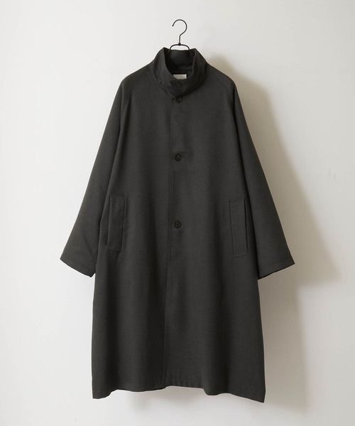 「ENDER PRODUCTS」 ステンカラーコート M グレー メンズ_画像3