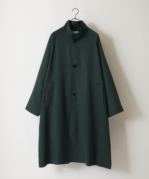 「ENDER PRODUCTS」 ステンカラーコート M グレー メンズ_画像4