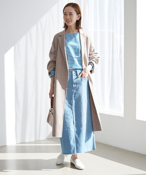 SLOBE IENA（スローブイエナ） チェスターコート FREE グリーン系