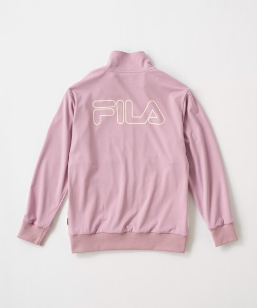 FILA ⭐️ジャケット フルジップ ピンク　最終値下げ❗️ FILA（フィラ） ジャージ 切り替えデザインジャージ上下セット キッズ