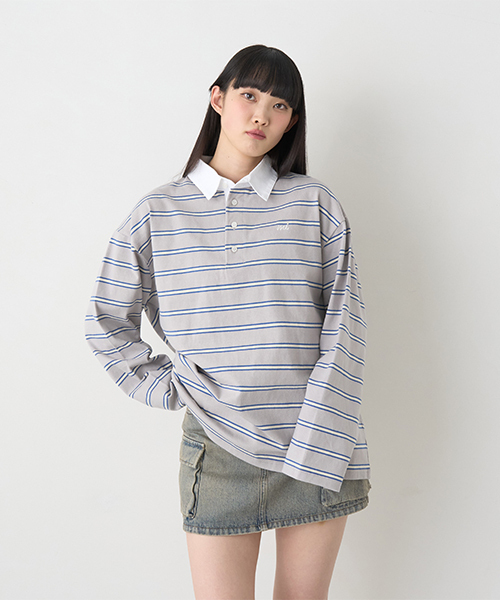 韓国のものです。 Miーje tシャツ ラガーシャツ「韓国ファッション」 レディース