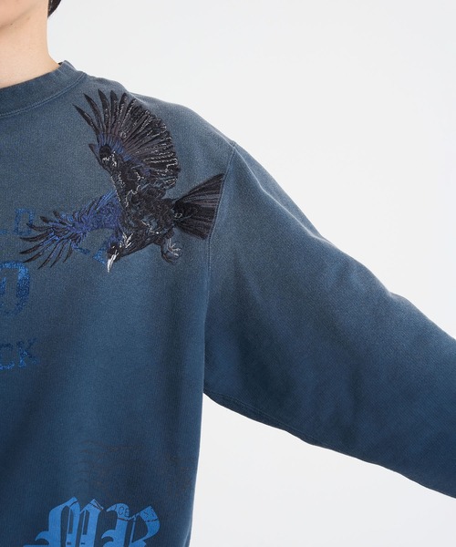KHOKI（コッキ） トレーナー スウェット Vintage-effect sweatshirt