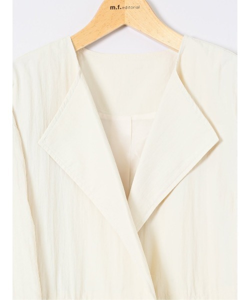 m.f.editorial（エムエフエディトリアル） ノーカラーコート コート
