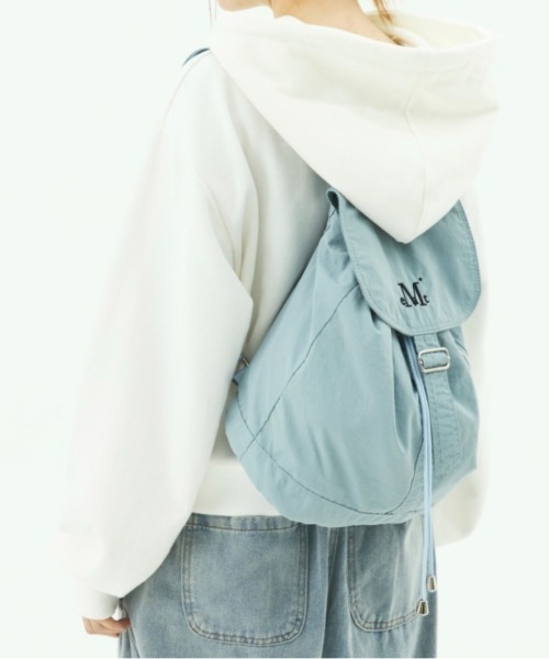 MUCENT ムセント リュック　ブルー くすみブルー 青 MUCENT デイバック リュック 「日本未発売/WEB限定」MUCENT