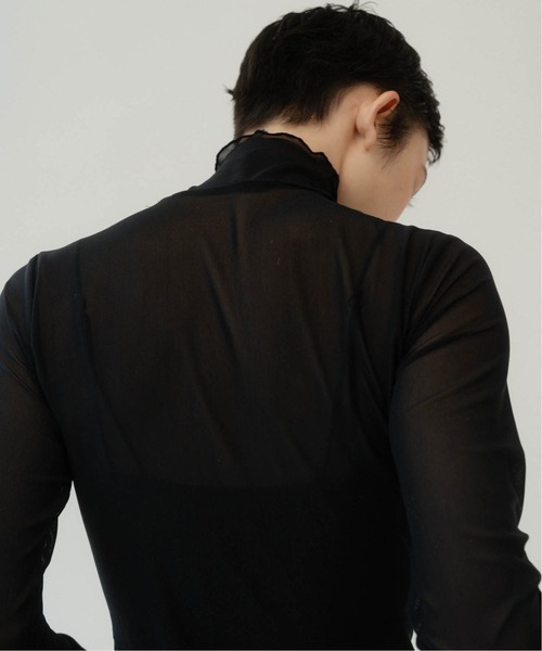 美品✨Knuth Marf✨unique sheer loose tops Knuth Marf sheer logo tops レディース : ZOZOTOWN Yahoo!店