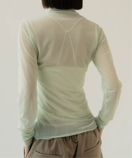 トップス KnuthMarf embroidery sheer T embroidery sheer T/4color | KNUTH MARF