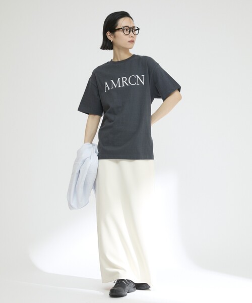 AMERICANA tシャツ Americana/アメリカーナ 別注 丸胴 ラフィー