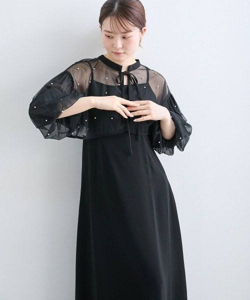 Jolie et Jolie（ジョリー エ ジョリー） ドレス 「再入荷！」パール