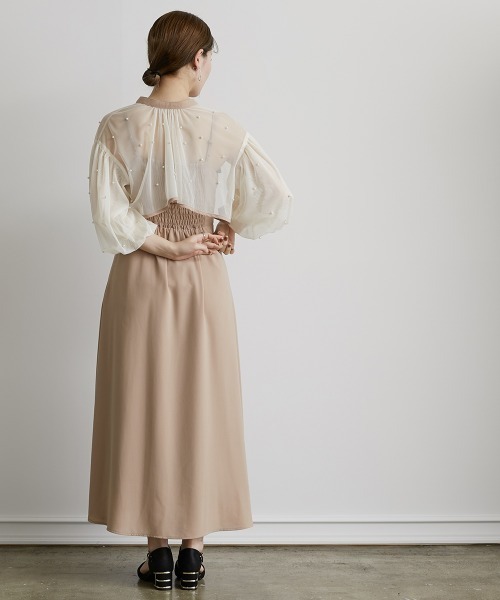 Jolie et Jolie（ジョリー エ ジョリー） ドレス 「再入荷！」パール