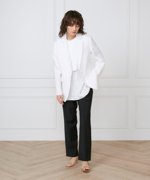 ジャケット テーラードジャケット 1Bジャケット「la veille by SUPERIOR CLOSET」 レディースの画像