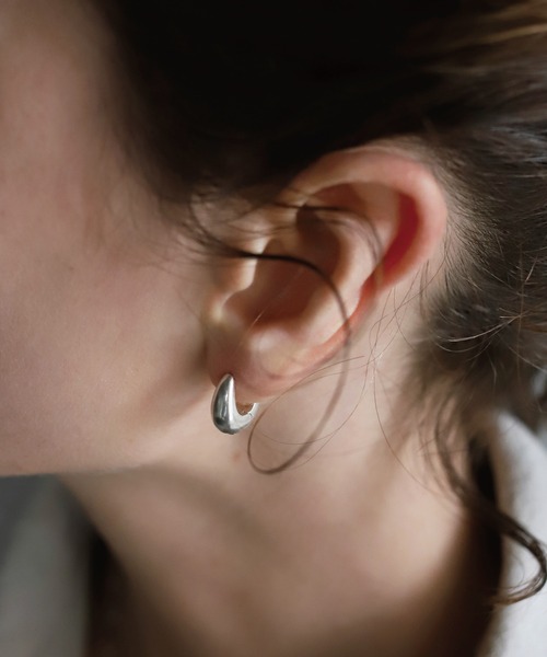 ten. カドル ピアス シルバー 925 silver フープピアス TEN. ピアス SILVER925 カドル ピアス ギフト レディース メンズ